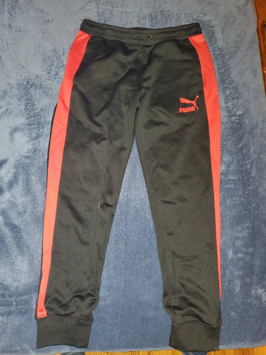 Puma Iconic T7 Track Pants Mens Black Casual Athletic Bottoms 53948556 |  eBay