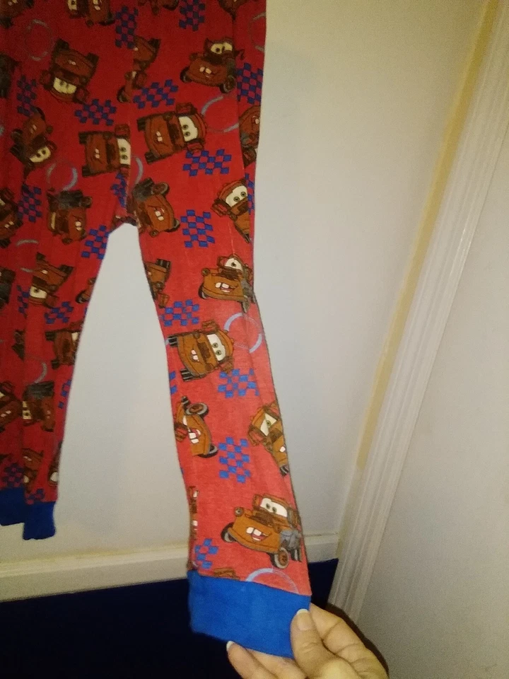 Disney Cars boys red Towmater sleep pants SZ 5T - Image 3 of 4