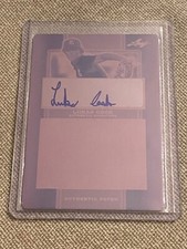 LUKAS COOK 2019 Leaf Perfect Game AUTOGRAPH Magenta Printing Plate #1/1