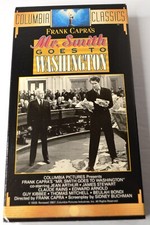 1989 MR SMITH GOES TO WASHINGTON 1939 VHS TAPE STARRING JIMMY STEWART