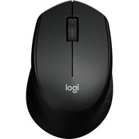 Logitech M330 Silent Plus, Maus, Optisch, 1000Dpi, Kabellos, 3 Tasten, Schwarz