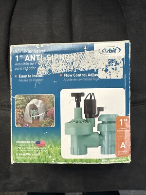 New Orbit 57624 Heavy Duty 1  Anti-Syphon Sprinkler Valve