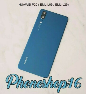 Original Huawei P20 EML-L09 / EML-L29 Akkudeckel Deckel Backcover Blau B