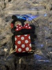 NEW Minnie Mouse Air Pods Earbuds Case And Connector Silicone Black Red White