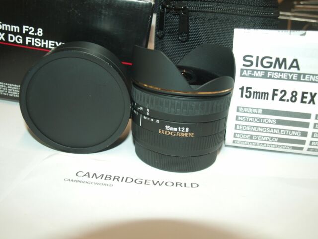 Sigma EX 15mm f/2.8 DG EX Lens For Canon for sale online | eBay