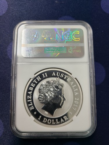 2017-P $1 Australia Silver Swan 1oz. BU - NGC MS70 First Releases - POP 126 - Picture 2 of 3