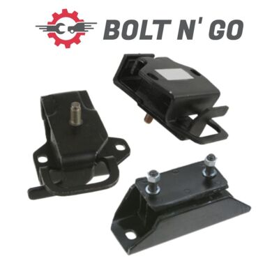 3PCS Engine Motor & Trans Mount Fits Isuzu Amigo, Pickup 88-94 2.3L 2.6L 2WD