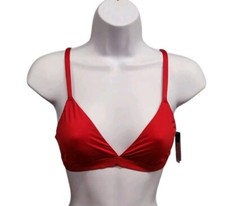 GAP Gap Body Womens Large Red Super Stretch Triangle Bralette Unlined Wirefree