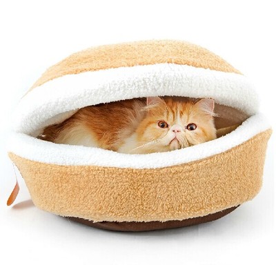 cat bed with roof