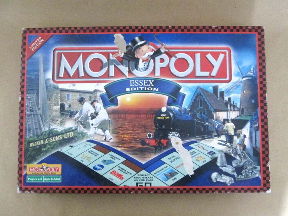 -Monopoly Essex Edition 2001 Limited Edition Game Complete Winning Moves - Image 2 of 4