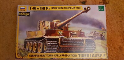 ZVEZDA German Heavy Tank Tiger  I Ausf.E (Early Production) 1/35 