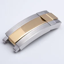 9x9mm Deployment Buckle Clasp Fits Rolex Yacht-Master Daytona Gold Rose Silver