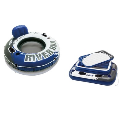 intex double tube with cooler