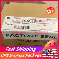 New Sealed AB 1768-L43 SER D CompactLogix L43 Controller PLC 1768-L43
