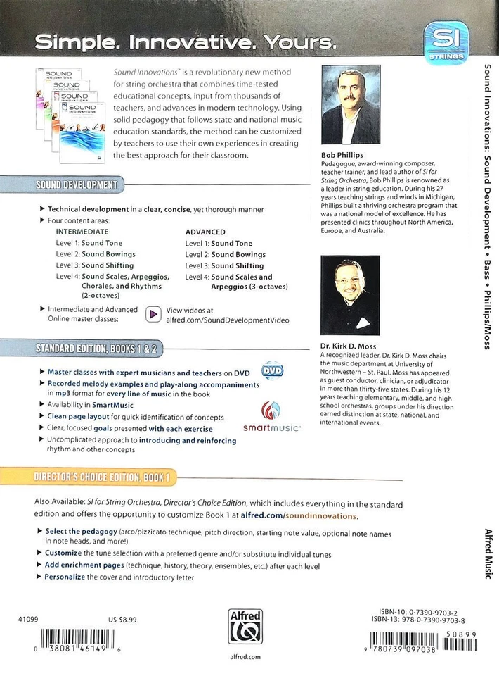 Sound Innovations - бас - развитие звука - продвинутый струнный оркестр - Изображение 2 из 3