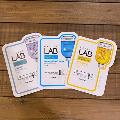 TONYMOLY Master Lab Intensive Nutrition Hydrating & Brightening Sheet Masks Set