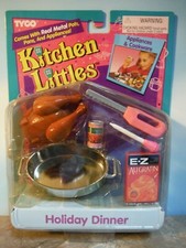 BARBIE TYCO KITCHEN LITTLES HOLIDAY TURKEY DINNER FREE SHIPPING 