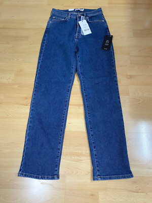 *NEU* NA-KD gerade geschnittene Jeans mit hoher Taille HIGH WAIST STRAIGHT Gr 36