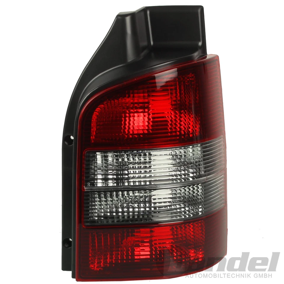 2x TYC RÜCKLEUCHTEN ROT-SCHWARZ SMOKE passend für VW T5 BUS TRANSPORTER 2003-09 - Bild 3 von 4