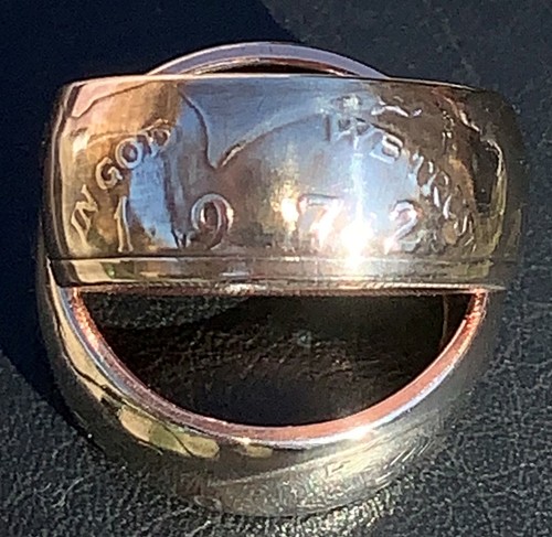 1971-2023 Kennedy Half $ Coin Ring, Size 8-17, Pick the year. Handmade. Free S&H - Picture 168 of 181