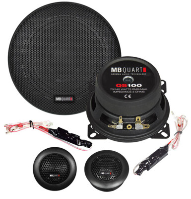 MB QUART QS100 2-Wege Kompo Lautsprecher System 10 cm 100 mm 140 Watt max.