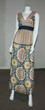 ANN TAYLOR Womens Multi Colored Maxi Dress Size 0