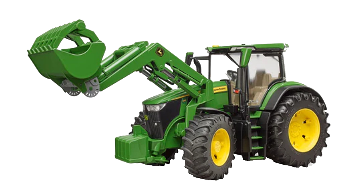 bruder toys BRUDER TRACTOR JOHN DEERE 7R WITH LOADER BUCKET 09826