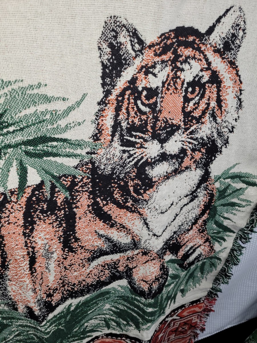 Vintage The Rug Barn American Classics Cotton Throw Eye of the