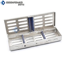 DENTAL SURGICAL AUTOCLAVE STERILIZATION CASSETTE 7" x 2'' RACK BOX TRAY For 5