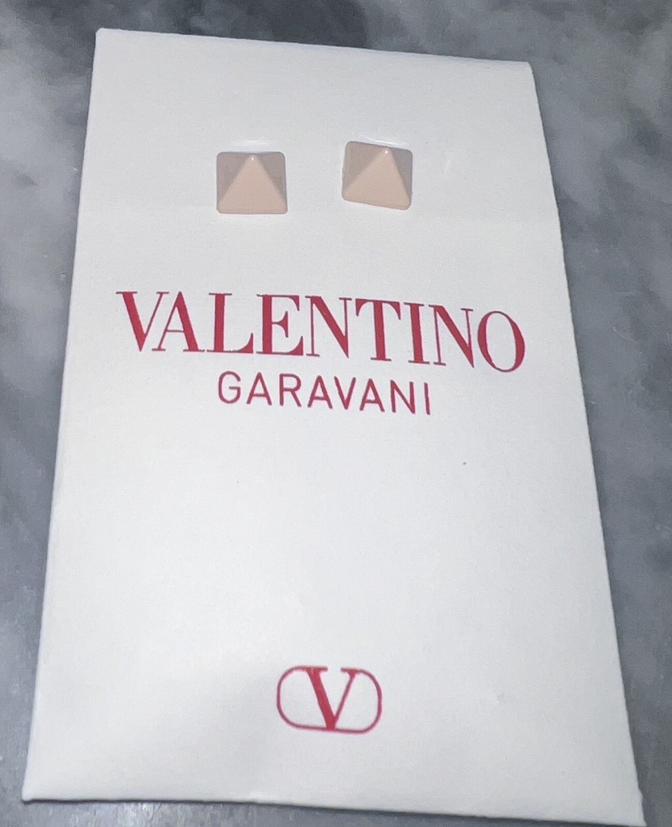 Valentino Garavani Rockstud レザーIDタグ Valentino Garavani Rockstud Key and Card Holder in Calfskin