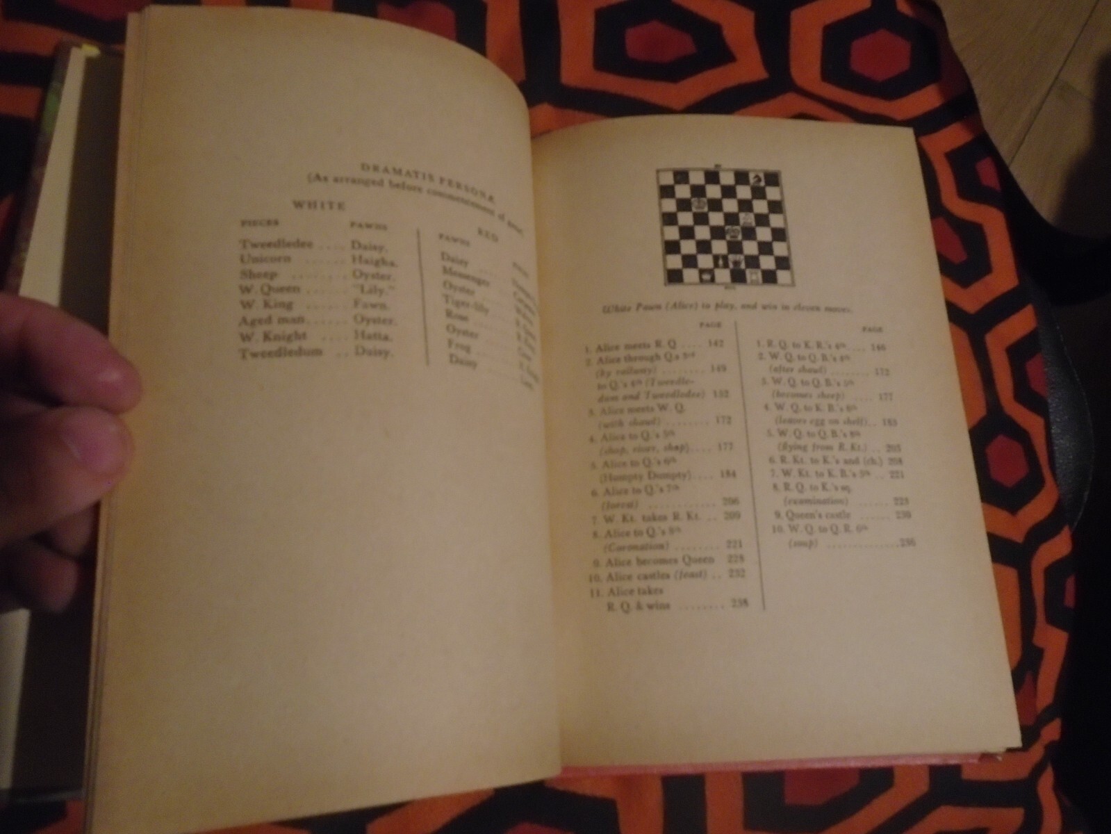 Through The Looking Glass by Lewis Carroll - Bancroft books - vintage hardback