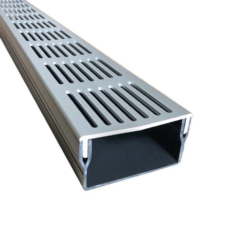 Entwässerungsrinne Bodenrinne Terrassenrinne Regenrinne Abwasserrinne UD Pro 100 - Bild 5 von 14