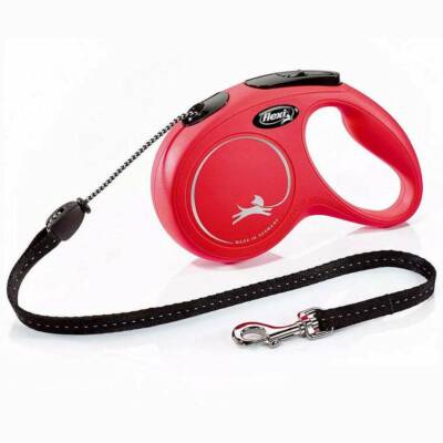 FLEXI New Classic M 5 m Roll-Leine Rot