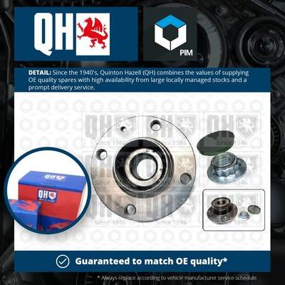 Wheel Bearing Kit fits VW LOAD UP Rear 14 to 19 EABA QH 1S0501611A 1S0598611 New