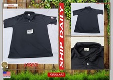KFC "Make The Colonel Proud" Employee Uniform Polo Shirt Black Size L