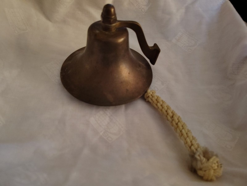 Vintage Brass Ship's Bell or School Bell