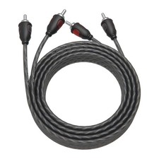 2-Male to 2-Male Twisted Pair RCA Audio Stereo Signal Cable 100 Copper - 20ft