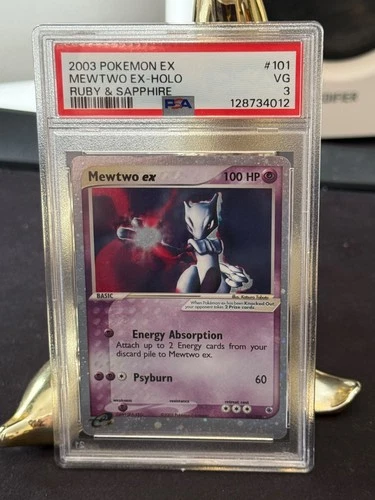 Pokemon TCG Mewtwo Ex 2003 Ruby & Sapphire PSA 3