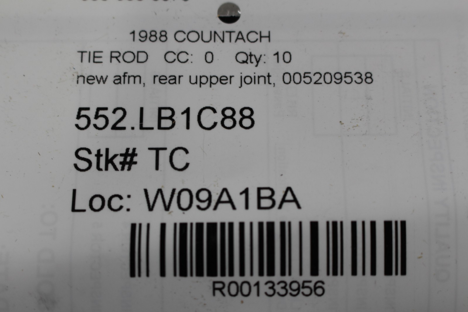 Lamborghini Countach, Rear Upper Joint, New, Aftermarket, P/N 005209538