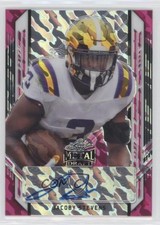2021 Leaf Metal Draft Portrait Pink Marble 15/25 JaCoby Stevens #PA-JS1 Auto 3wu