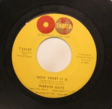 Soul 45 Marvin Gaye - How Sweet It Is / Forever On Tamla