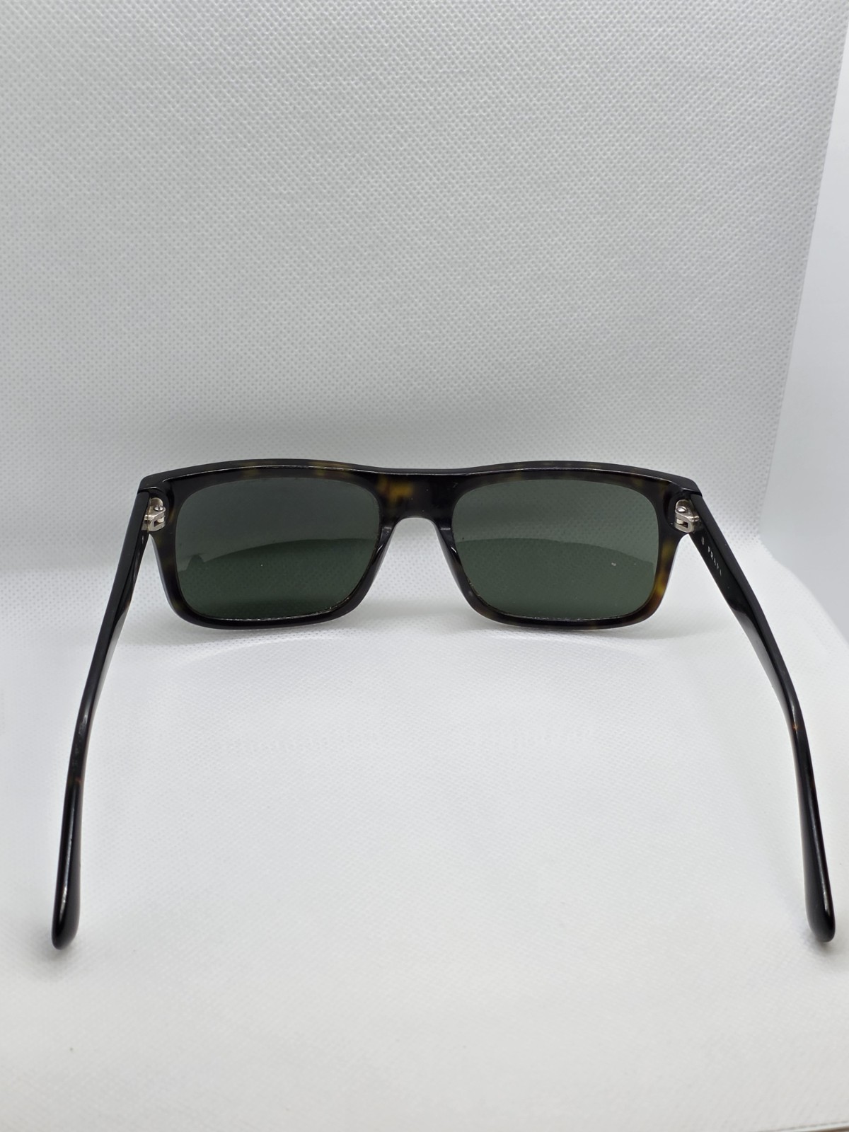 Prada Rectangular Tortoise Shell Frame Green Lens… - image 4