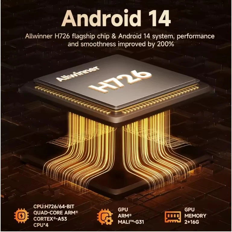 Magcubic HY350 Max Android 14 900ANSI Projector 8K 1080P Auto Foxus Wifi HDMI - Image 2 of 4