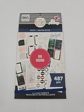 The Happy Planner Sticker Book Boho Big 487 Pieces Organizing Schedule Planning