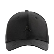 Jordan Rise Structured Curved Bill Metal Jumpman Strapback Hat Unisex S/M NWT 
