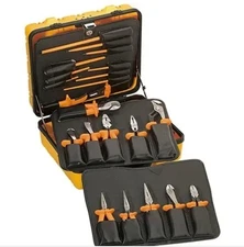 Klein 33527 Tool Set - Insulated tools with case - New in box