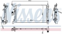 MotorküHler WasserküHler Nissens 607296 FüR Renault Duster Express Blue Dci F6AA