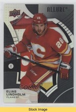 2021-22 Upper Deck Allure Black Rainbow Elias Lindholm #77 READ 8i3