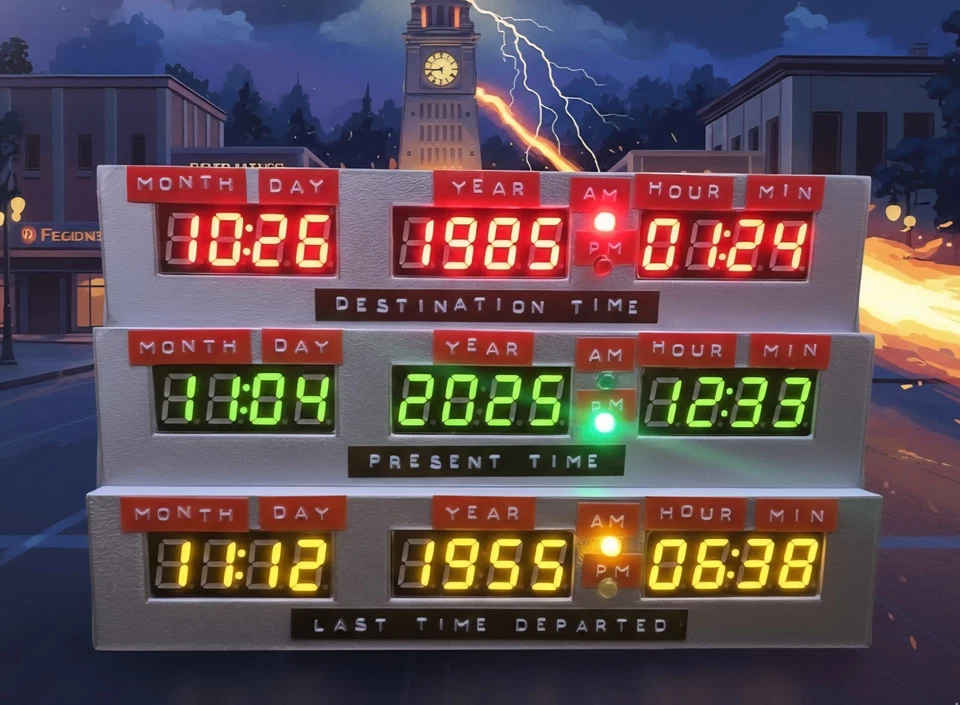 Back to the Future Time Circuit Clock - Image 2 of 4