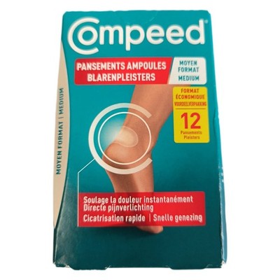 Compeed - 12 Blasenpflaster Hydrokolloide   zweite Haut   schnelle Wundheilung  